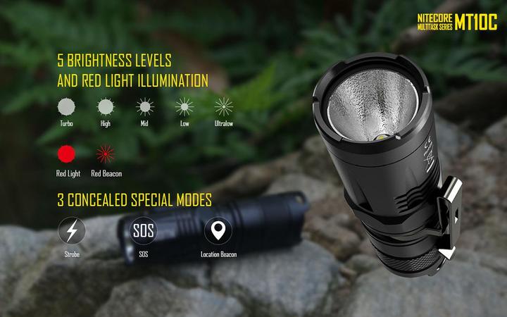Actual product image Nitecore Mt10c (9.12 cm, 920 lm)