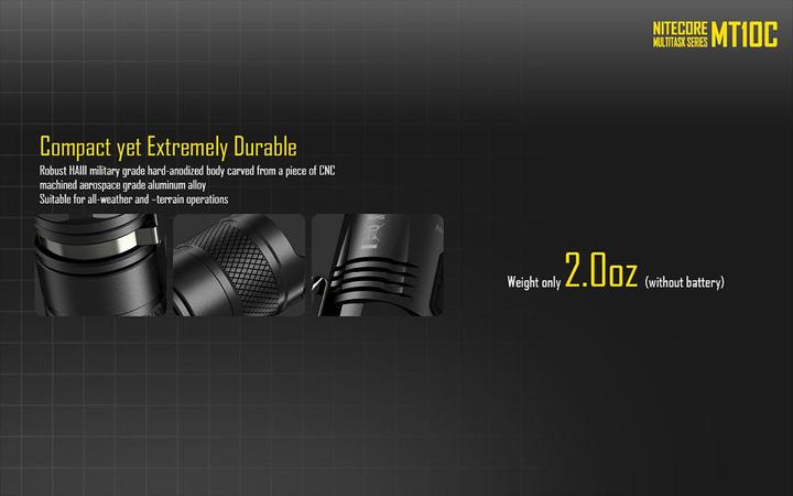Actual product image Nitecore Mt10c (9.12 cm, 920 lm)