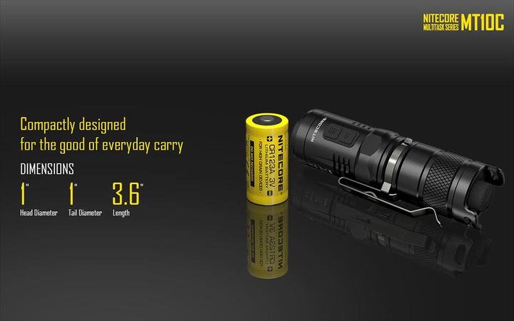 Actual product image Nitecore Mt10c (9.12 cm, 920 lm)