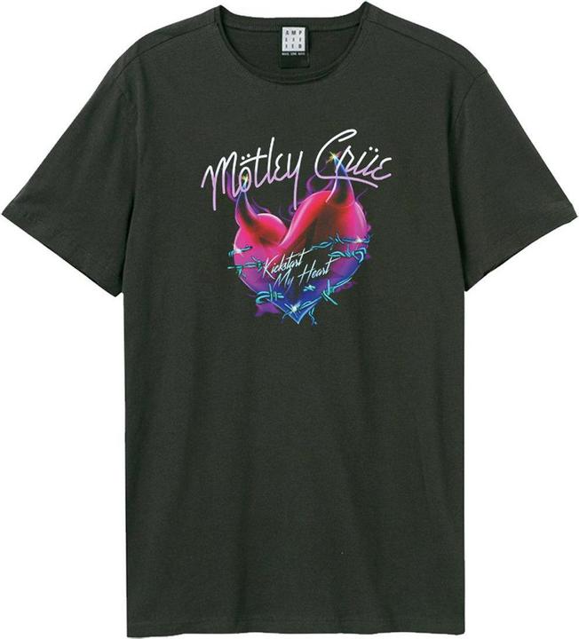 Actual product image Amplified Unisex Adult Kickstart My Heart Motley Crue T-Shirt (XXL)