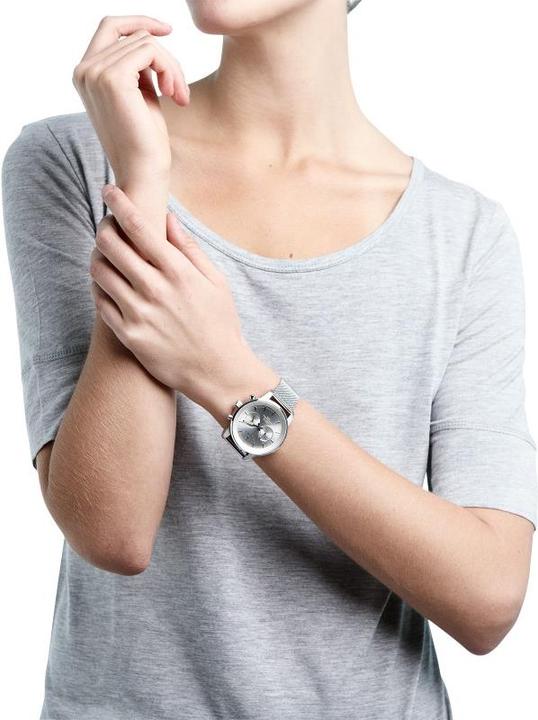 Actual product image Triwa Stirling Nevil Steel Mesh (Analogue wristwatch, Chronograph, 42 mm)