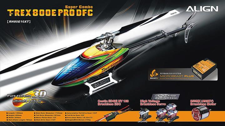 Immagine prodotto Align T-Rex 800e Pro Dfc