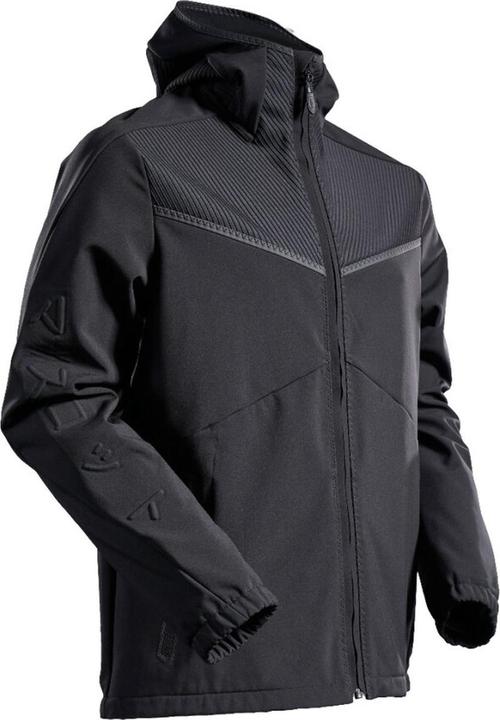 Immagine prodotto Mascot Giacca soft shell con cappuccio nera, taglia M (M)