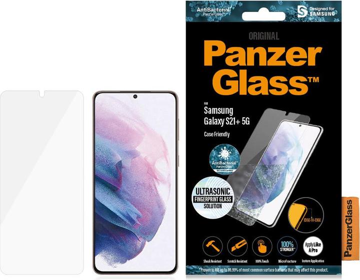 Produktbild PanzerGlass ™ Samsung Galaxy S21+ | Screen Protector Glass (1 Stück, Samsung Galaxy S21+ 5G)