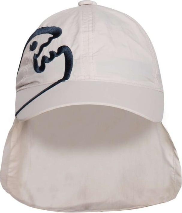 Produktbild IQ-UV UV Schutz Cap Bites mit Nackenschutz Kinder, stone (1 Stk) (SPF 50+)