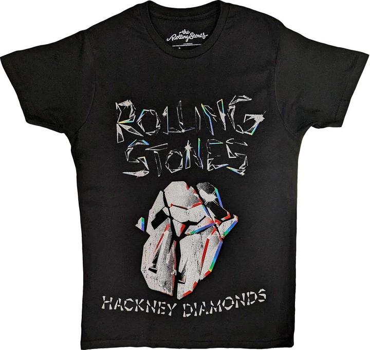 Image du produit The Rolling Stones T-Shirt unisexe adulte Hackney Diamonds logo délavé (XL)