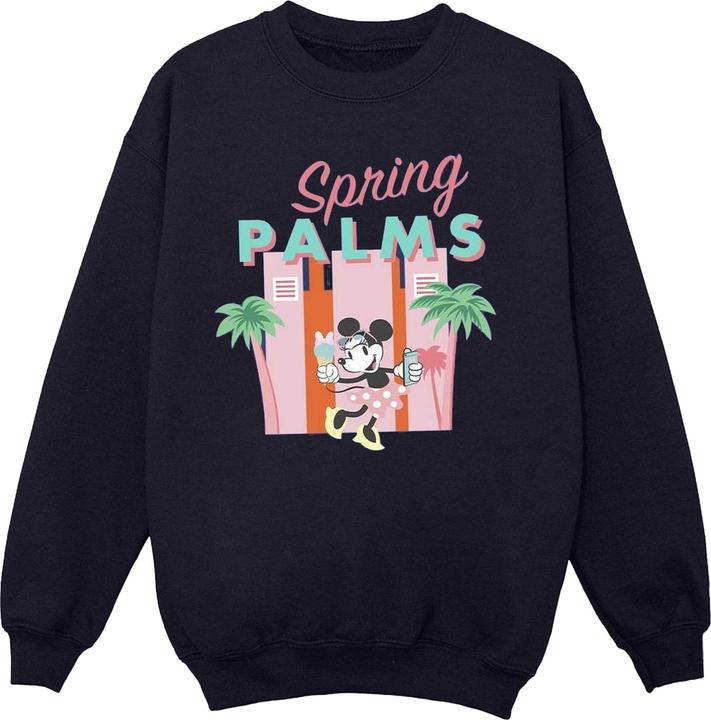 Disney Minnie Mouse Spring Palms Sweatshirt (L)