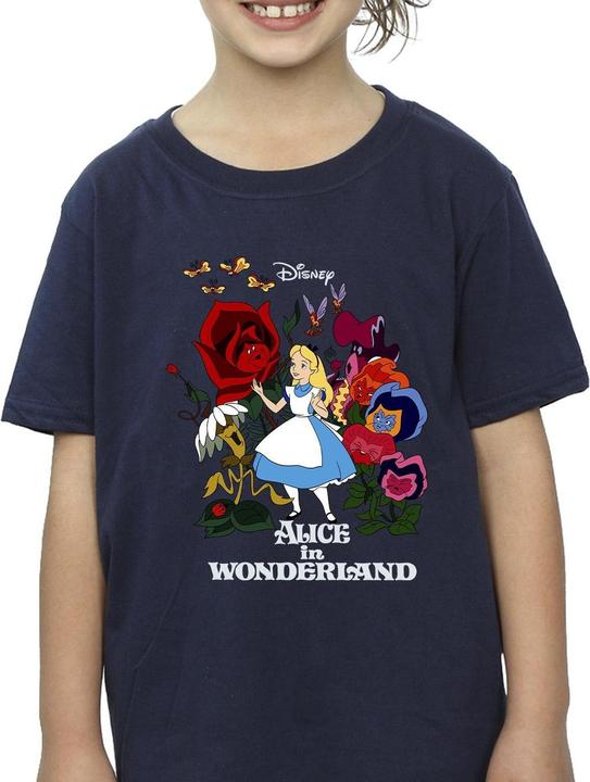 Immagine prodotto Disney Girls Alice In Wonderland Flowers - Maglietta in cotone (116)