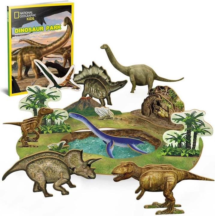 Produktbild Cubicfun Cubic Fun 3D Puzzle DS0973h National Geographic global license Dino Park 43 pcs. (43 Teile)