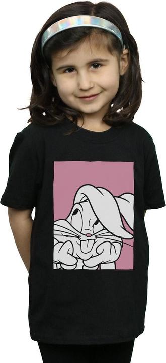 Actual product image Looney Tunes Girls Bugs Bunny Adore Cotton T-Shirt (140, 146)