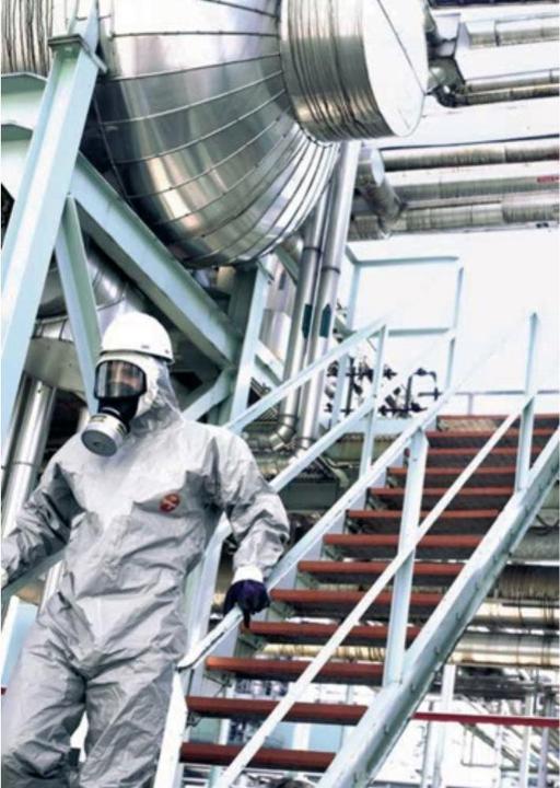 Produktbild Dupont Schutzoverall Tychem® 6000 F Grösse XL grau PSA-Kategorie III (XL)