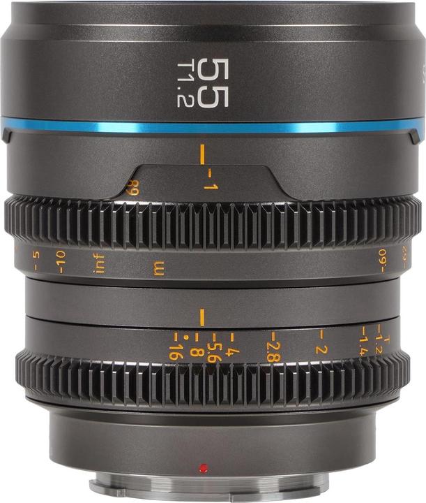 Immagine prodotto Sirui MS55E-G Night Walker 55mm T1.2 S35 Cine Lens (E-Mount Gun Metal Gray) (Novità) (In offerta) (Sony E, APS-C / DX)