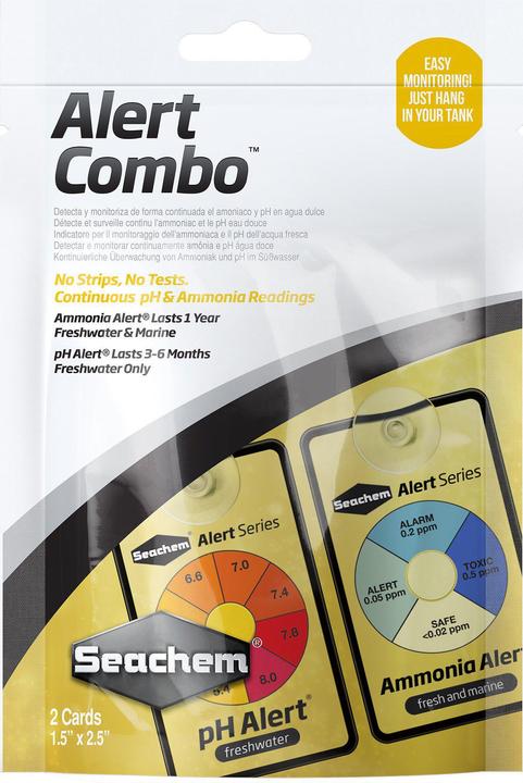 Immagine prodotto Seachem Allerte Combo Pack 6 mesi Ph/Ammonia - (159.0012)