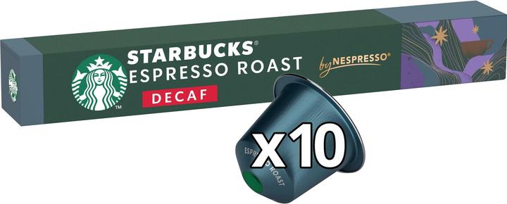 Produktbild Starbucks Decaffeinated Espresso Roast by Nespresso Dark Roast (10 x Port.)