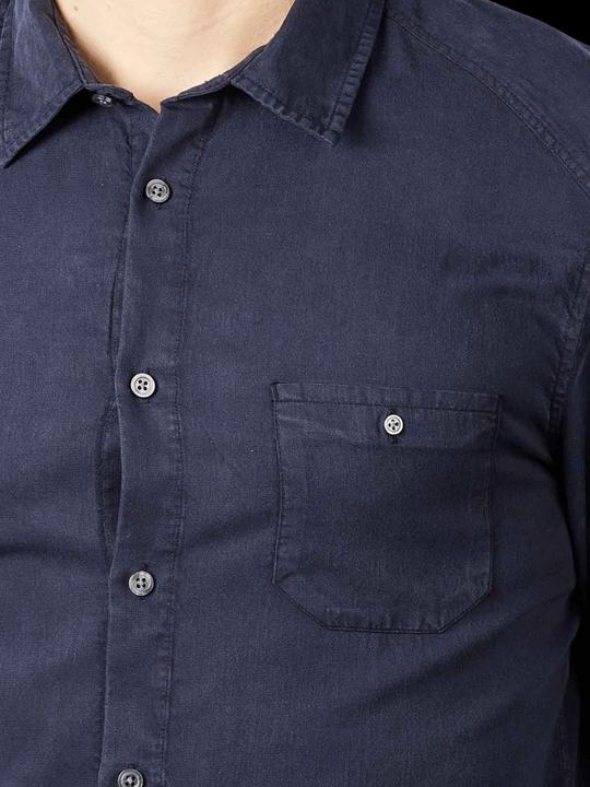 Produktbild Drykorn Long Sleeve Laremto Shirt Classic Fit Dark Blue (L)
