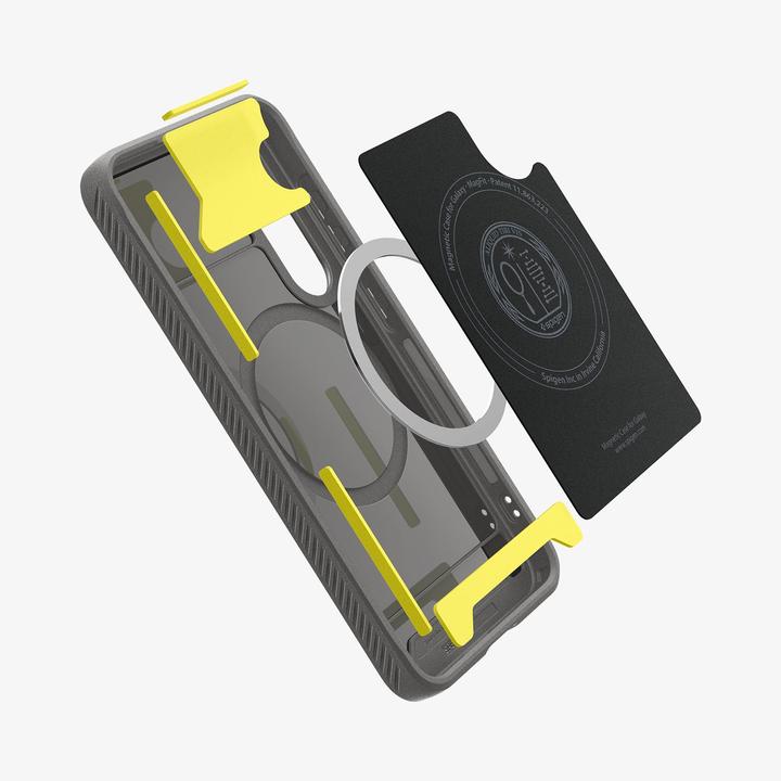 Actual product image Spigen Rugged Armor Mag MagSafe Case for Samsung Galaxy S25 - Gray (Samsung Galaxy S25)