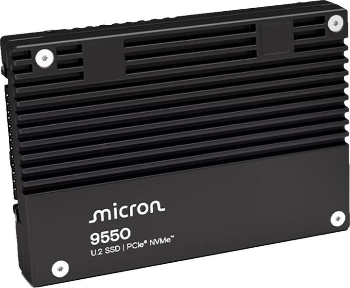 Image du produit Micron 9550 MAX 25600GB NVMe U.2 SSD (25600 Go, 2.5")