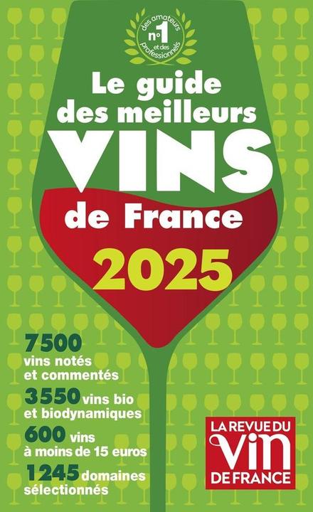 Actual product image Le guide des meilleurs vins de France 2025 (French, Collectif, 2024)