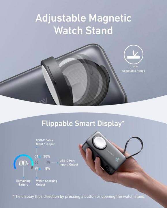 Immagine prodotto Anker MagGo (10000 mAh, 35 W, 35 Wh)