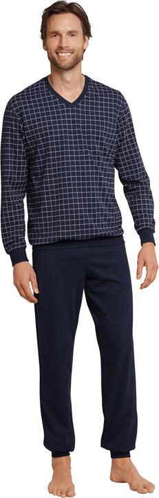 Image du produit Schiesser pyjama long naturel 100% coton | aussi grande taille (62)