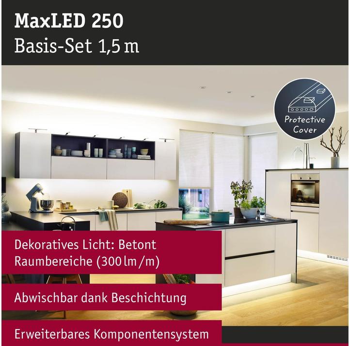 Actual product image Paulmann MaxLED 250 Stripe Set (Warm white, 150 cm, Indoor)