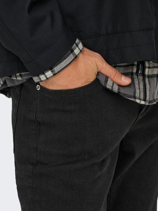 Actual product image Only & Sons ONSLOOM Niedrige Taille Slim Fit Jeans Slim Fit Jeans (30)