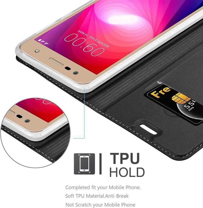 Actual product image Cadorabo Book Classy Style Cover (LG X Power 2)