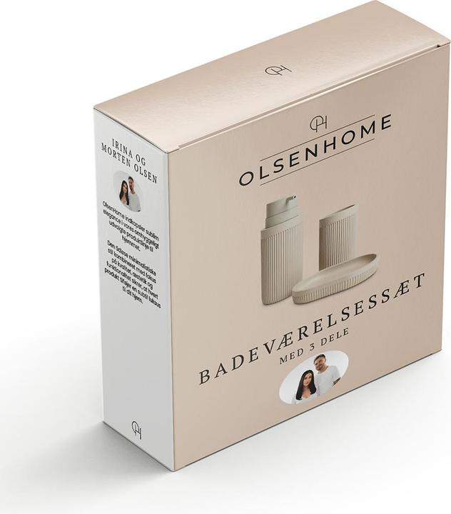 Produktbild Olsen Home Bathroom set, 3 parts - Light Warm Gray