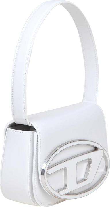 Actual product image Diesel 1dr shoulder bag in white leather