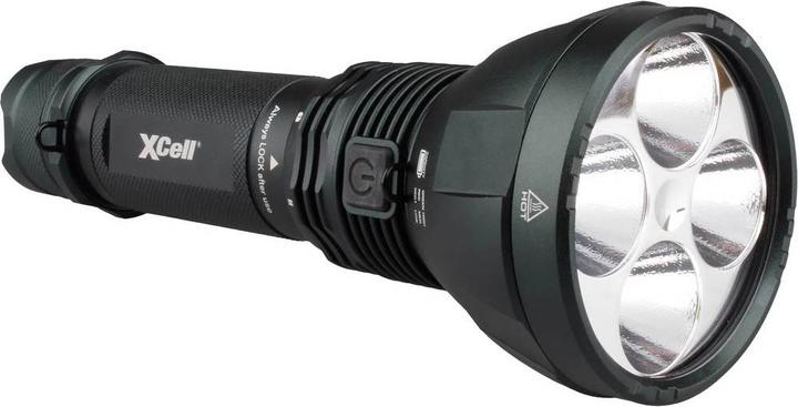 Produktbild XCell Hückmann L11600 Hochleistungstaschenlampe bis 11.600lm inkl. Akku & Koffer (27.30 cm, 11600 lm)