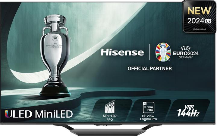 Image du produit Hisense TV 85U7NQ (85", Mini-LED, LED, DHU, 2023)