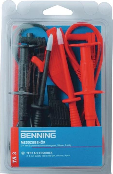Benning Kit de cordons de mesure de sécurité (
