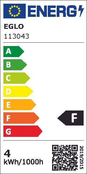 Energie-Label EGLO VINTAGE ST64 (E27, 4 W, 350 lm, 1 x, F)