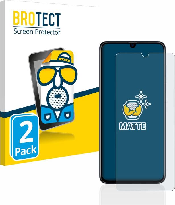Productafbeelding BROTECT Antireflecterende schermbeschermer mat (2 Stuk, Samsung Galaxy A70)