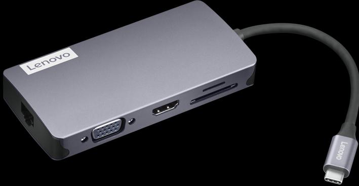 Produktbild Lenovo 150 USB-C Travel Dock (P) (USB-C, 4 Ports)