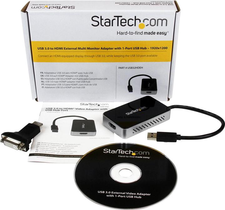 Produktbild StarTech USB32HDEH (USB-A, 1 Ports)