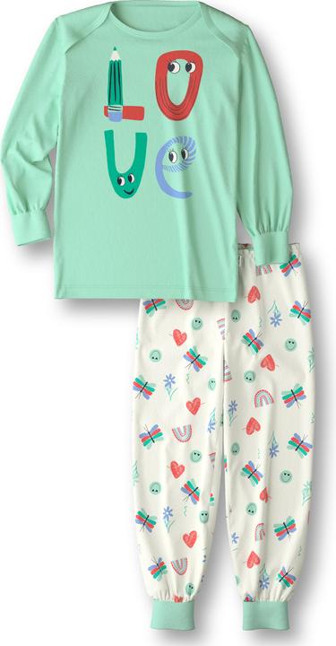 Actual product image Calida Toddlers Doodle" pyjamas lime green (116)