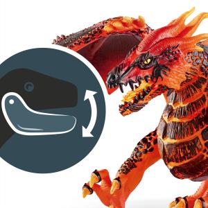 Actual product image Schleich Lava Dragon