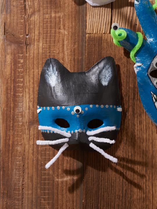 Image du produit VBS Masques pour enfants, papier mâché, lot de 6