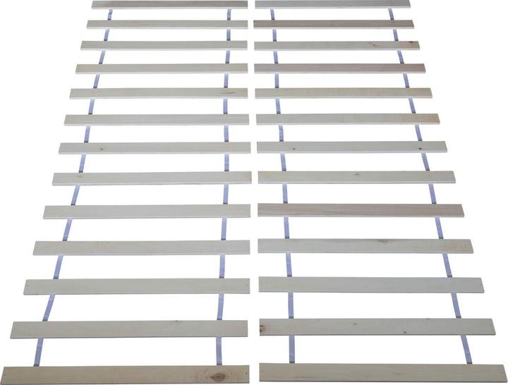 Produktbild Floki24 Lattenrost - 160 x 200 cm - Rolllattenrost Kiefer Massivholz Bett Rollrost
