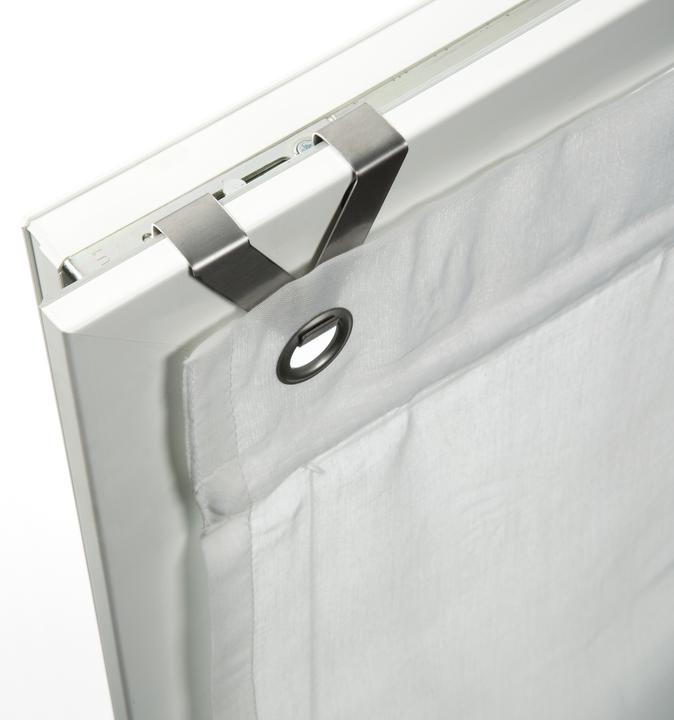 Actual product image Gardinia Hook in stainless steel look, pack of 2