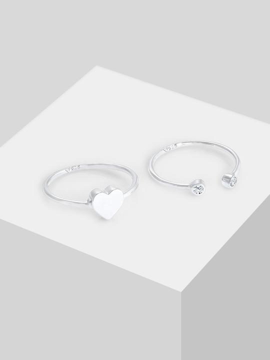 Actual product image Elli Set heart (52, 925 Silver)