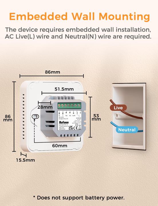 Image du produit Refoss Heizungsthermostat