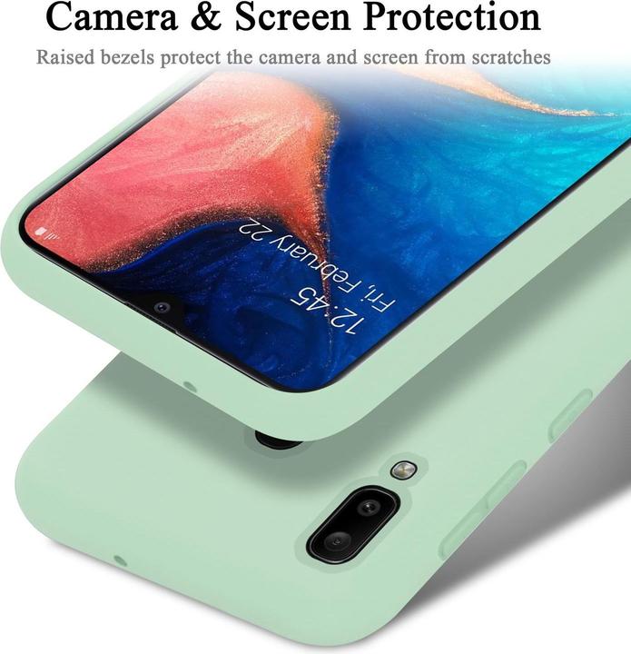 Actual product image Cadorabo TPU Liquid Silicone Case Cover (Samsung Galaxy A20, Samsung Galaxy M10s, TCL A30)