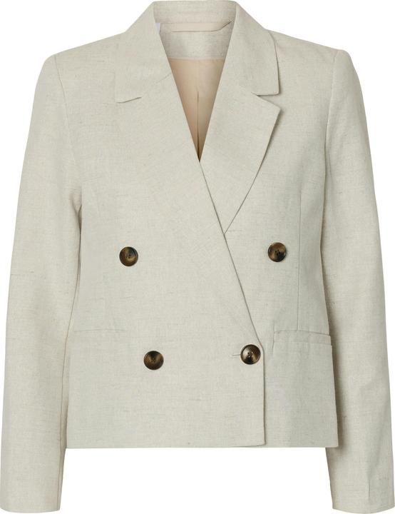 Produktbild Selected Femme Cropped Blazer aus Leinengemisch (34)