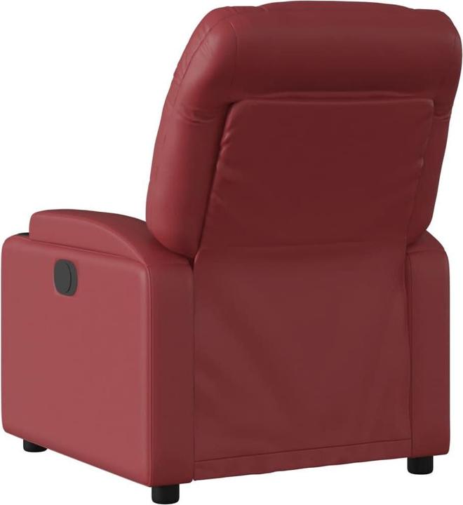 Produktbild VidaXL Massagesessel Weinrot Kunstleder,Farbe: Weinrot,Material