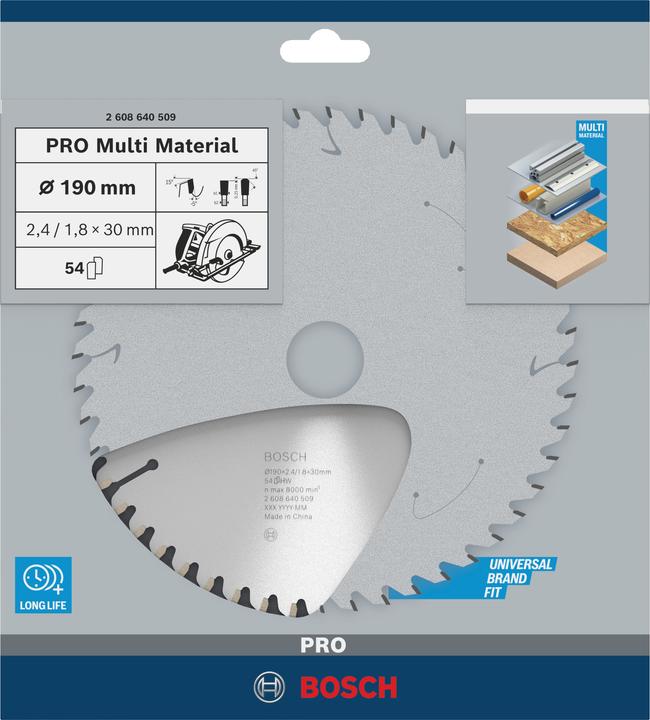 Productafbeelding Bosch Professional Zubehör Multi materiaal