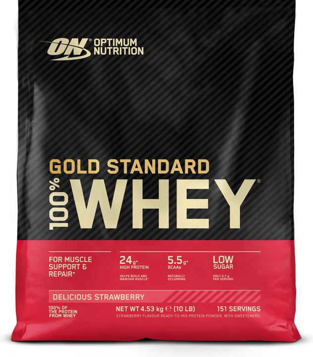 Image du produit Optimum Nutrition Gold Standard 100% Whey (Fraises, 1 pcs, 4530 g)