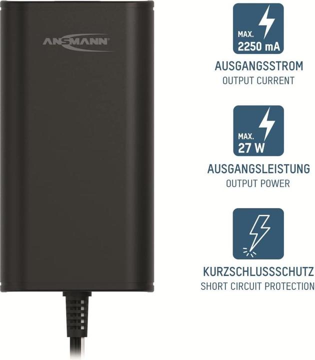 Actual product image Ansmann APS 2250 H Traveller NEW max. 27 W (27 W)