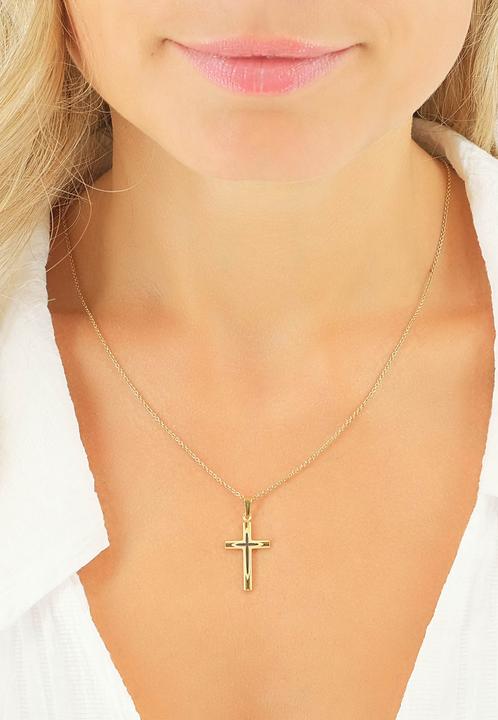 Produktbild Muau Kreuz (Gelbgold, Weissgold)